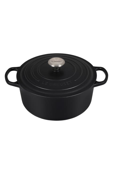 Signature 5.5-Quart Round Enamel Cast Iron French/Dutch Oven