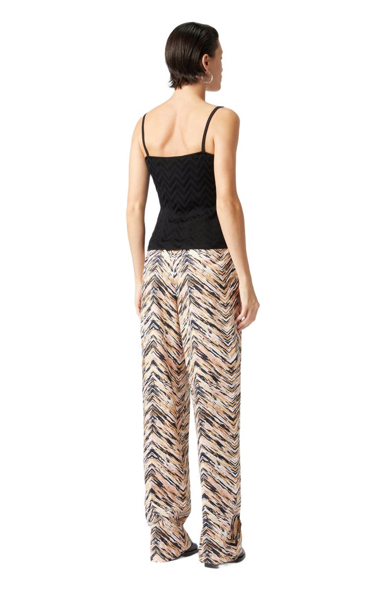 Missoni Tonal Chevron Tank Top, Alternate, color, Black