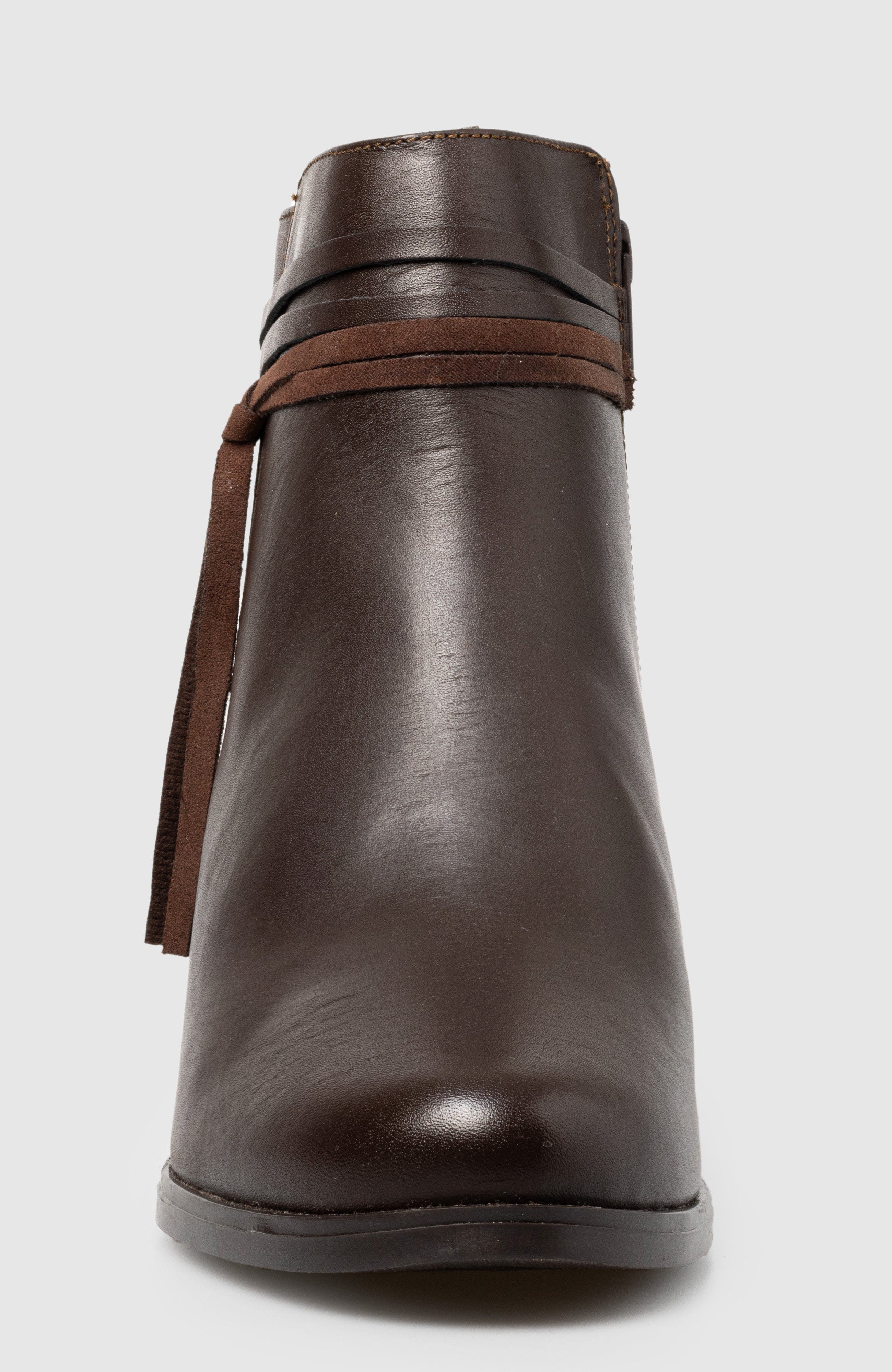 Manela Alex Chelsea Bootie, Alternate, color, Brown