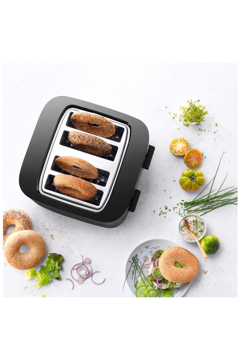 Enfinigy 4-Slot Toaster, Alternate, color, MATTE BLACK