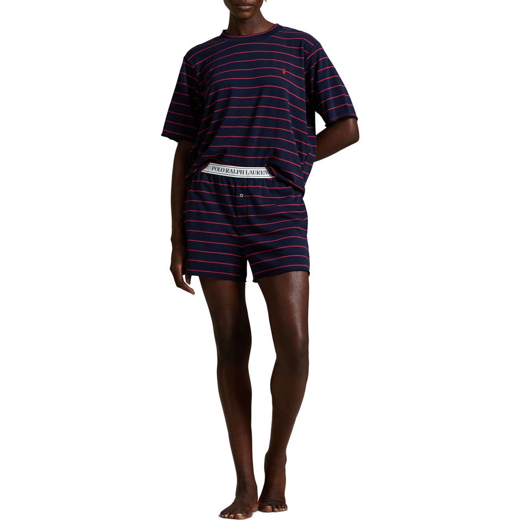 Polo Ralph Lauren Short Pajamas In Purple