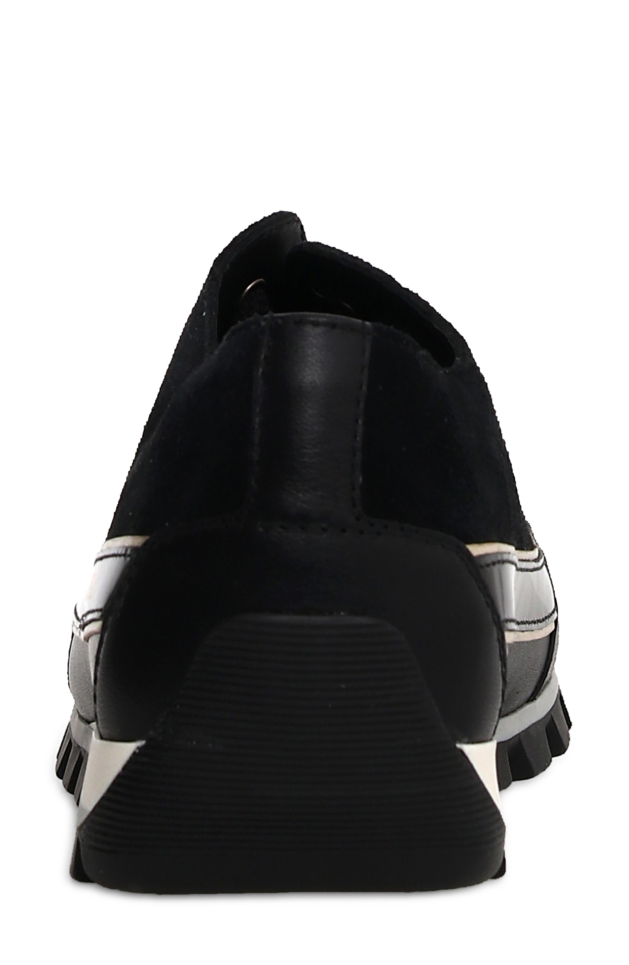 Candice Cooper Janis Strip Sneaker, Alternate, color, Black