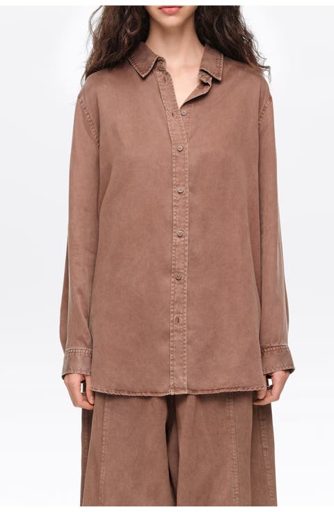 Straight Fluid Lyocell Shirt