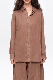Bimba y Lola Straight Fluid Lyocell Shirt