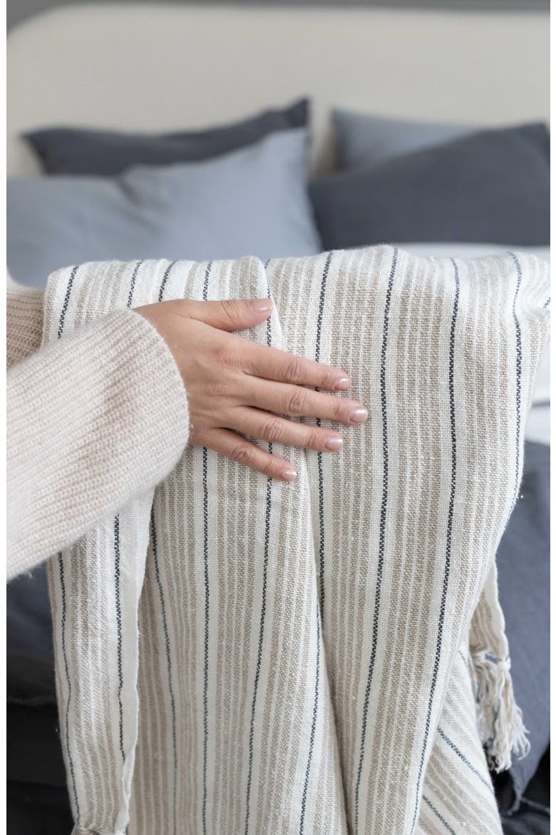 Newport Bed Blanket, Alternate, color, BLUE