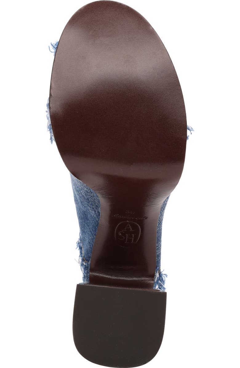 Ash Maui Denim Platform Slide Sandal, Alternate, color,
