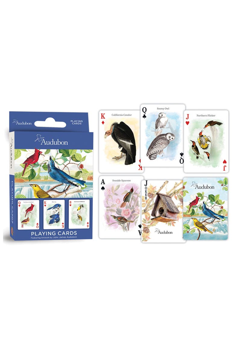 Audubon Playing Cards, Alternate, color, Multicolor