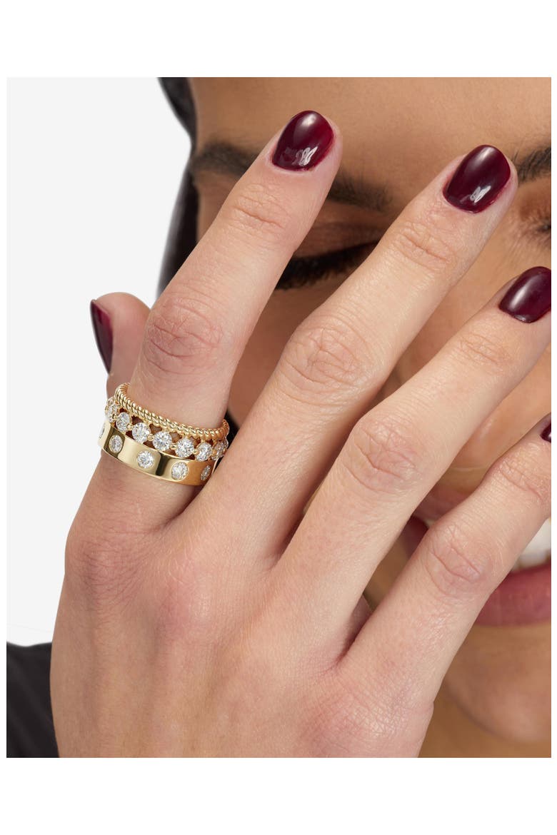 Ashley Venice Set of 3 Rings, Alternate, color, GOLD-WHITE