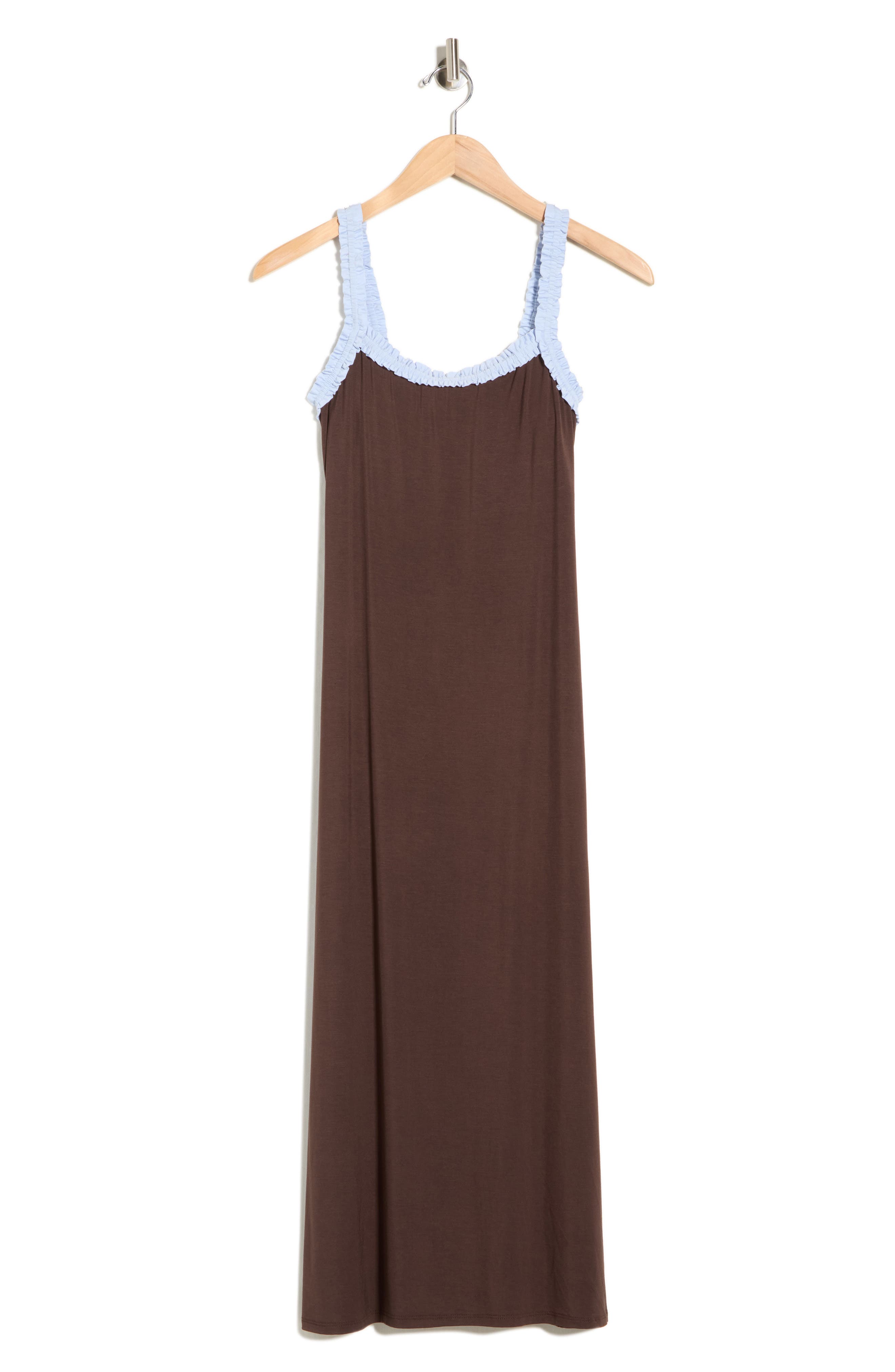 WEST K Ruffle Trim Midi Dress
