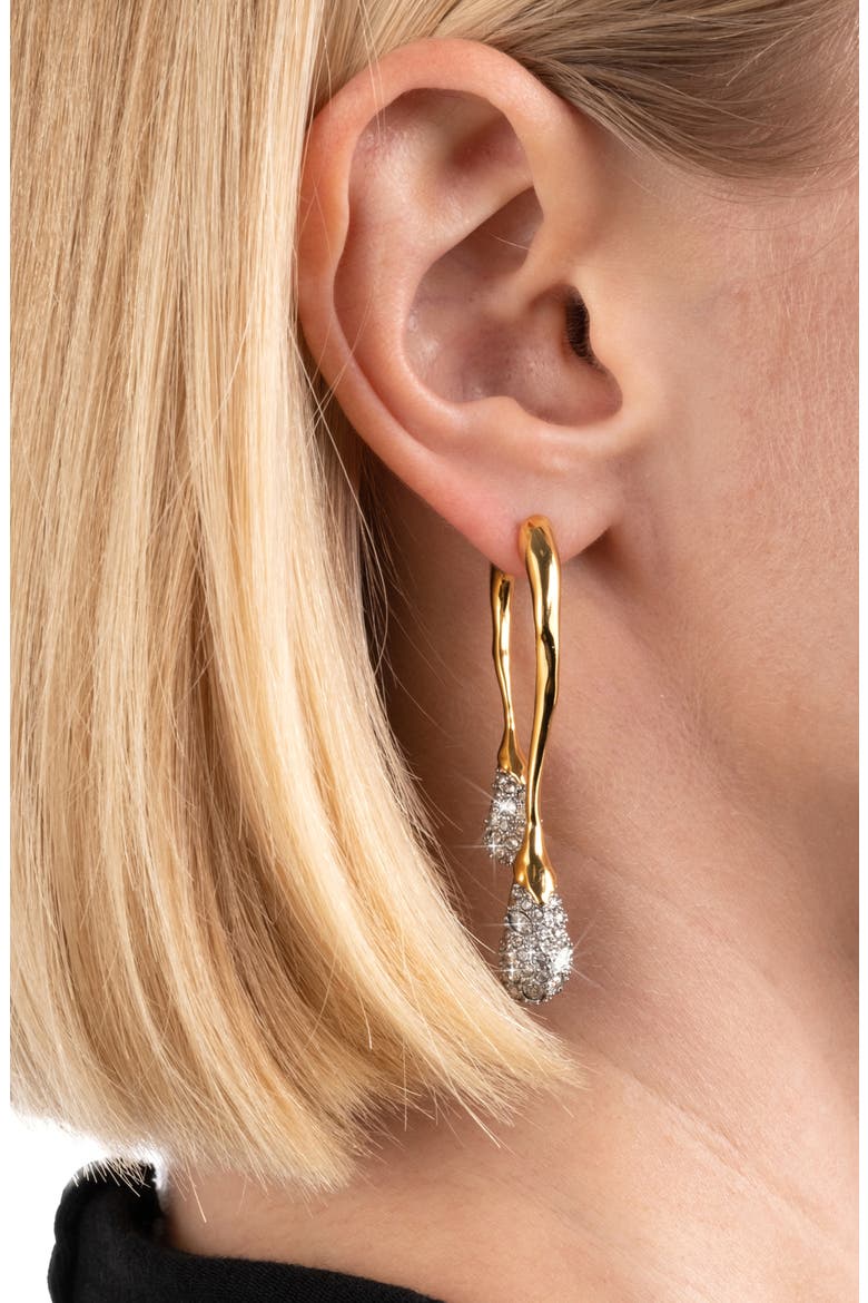 Solanales Crystal Ear Jackets, Alternate, color, CHAMPAGNE