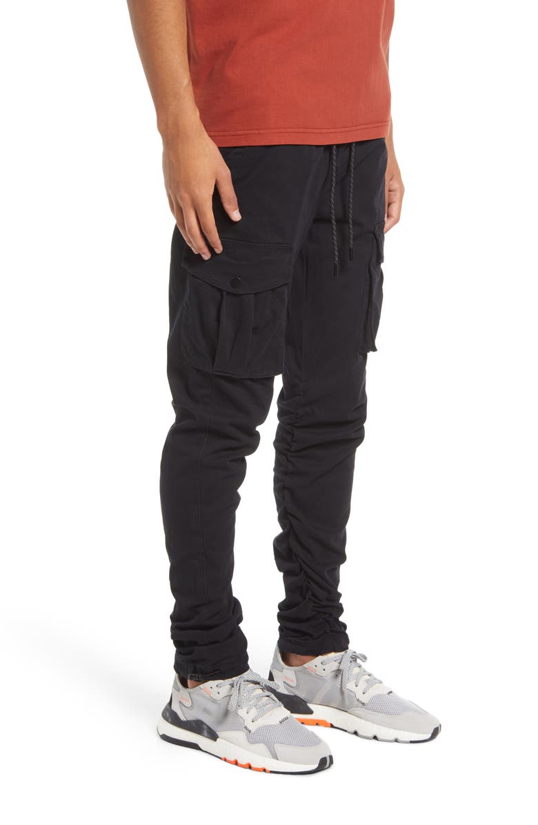 KUWALLA Stack Cotton Blend Cargo Joggers, Alternate, color, 