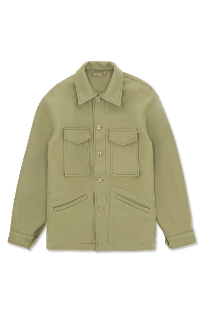 Fortela Edward Wool Jacket, Main, color, Sage Green