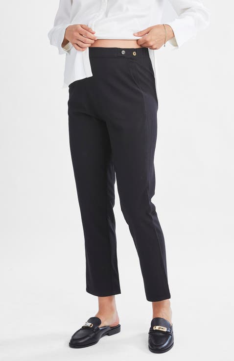 Donna High Waist Maternity Work Pants