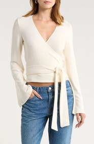 Reformation Kylen Wrap Top