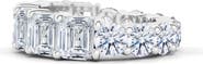 HauteCarat Lab Created Diamond Eternity Ring