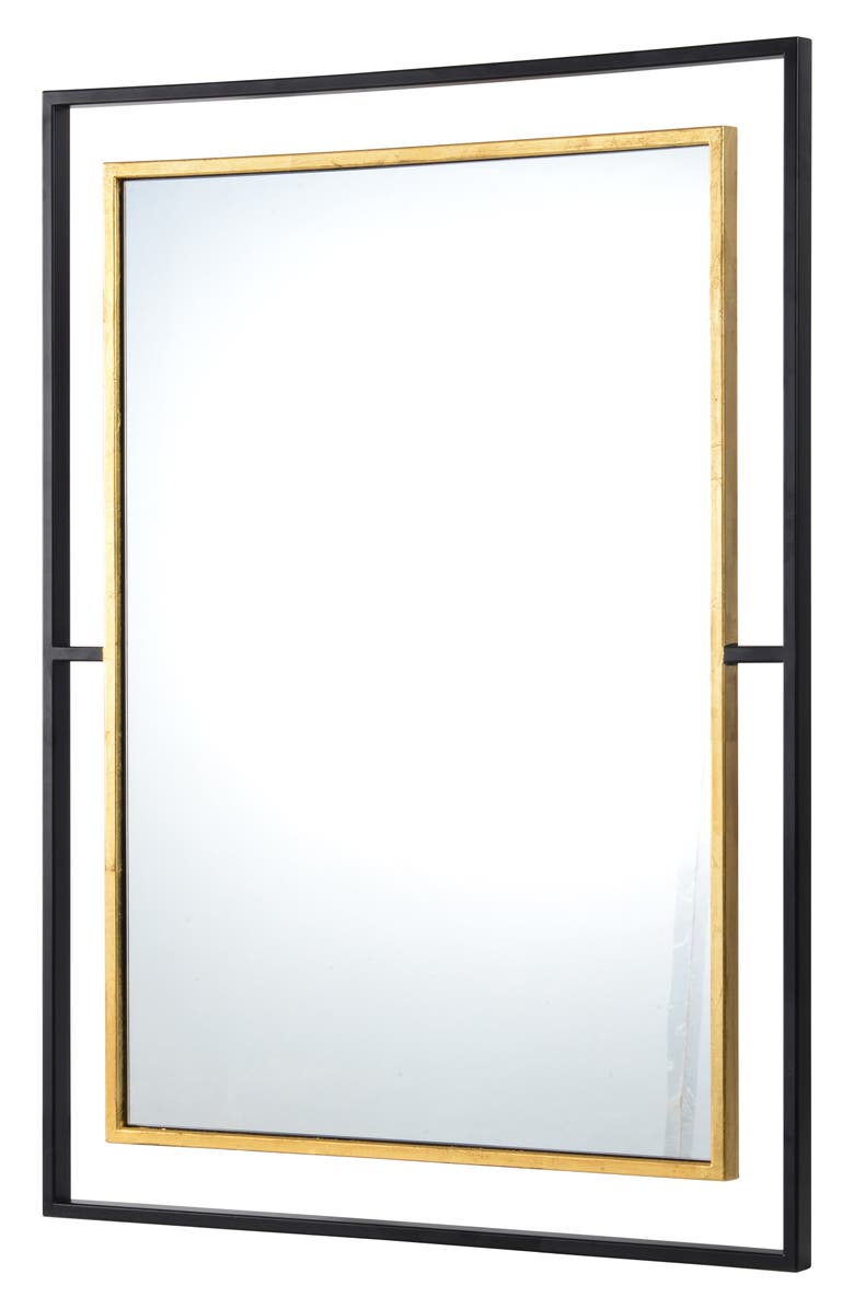 Renwil Gray Mirror, Alternate, color, Mirror Black Antique Gold