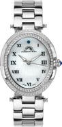 PORSAMO BLEU Women's South Sea Oval Swarovski Crystal Bracelet Watch, 30.75mm