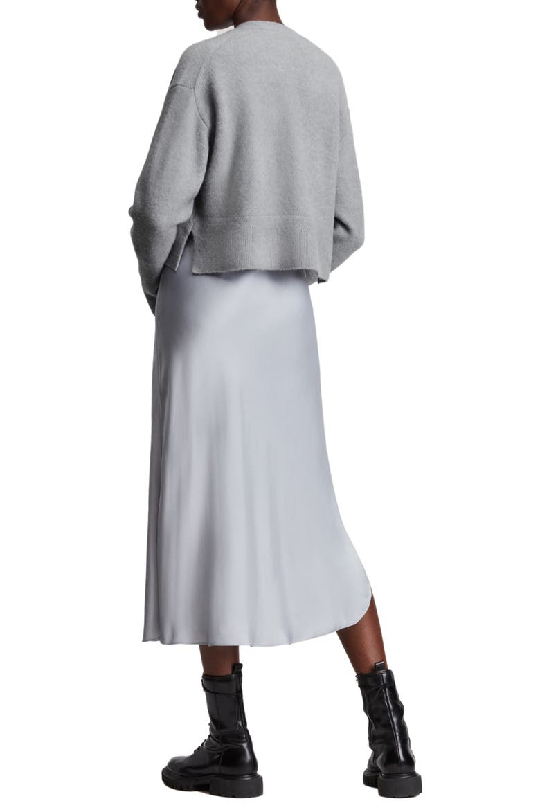 Vika Alpaca & Wool Blend Cardigan, Alternate, color, THUNDER GREY