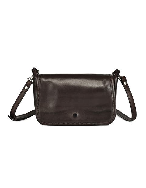 Pansy Genuine Leather Slim Everyday Mini Crossbody