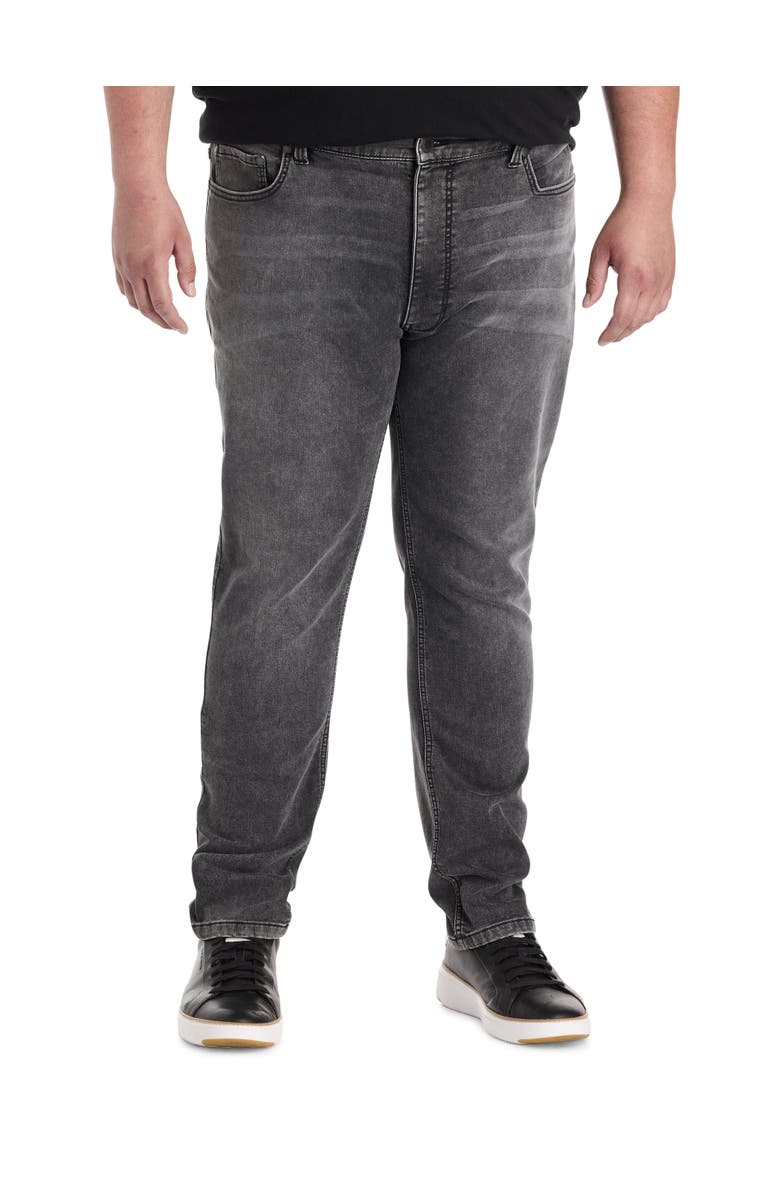 True Nation by DXL Big & Tall Slim Fit Weekend Jeans, Main, color, Grey Watch