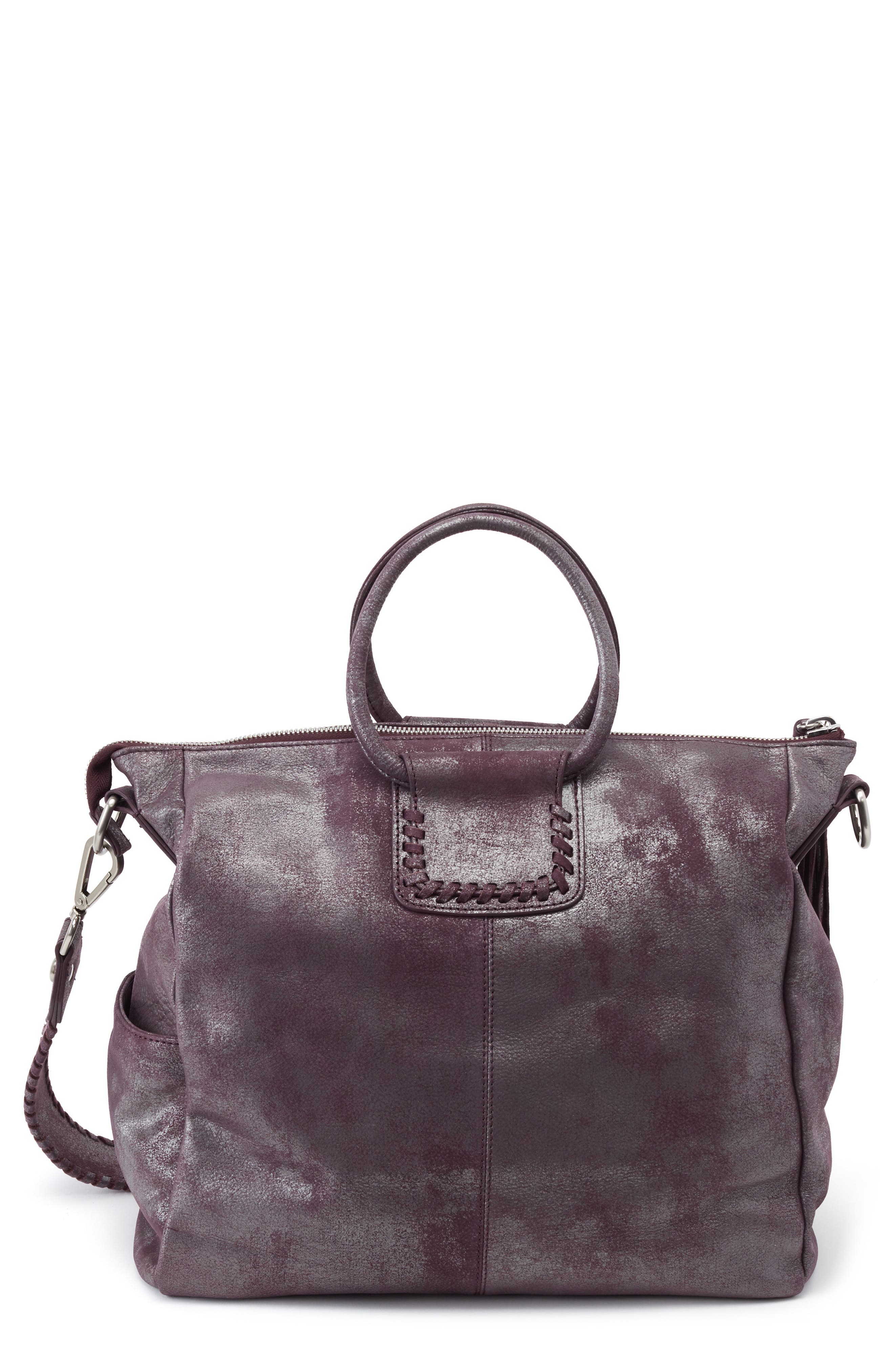 Sheila Large Satchel, Main, color, PLUM GRAPHITE