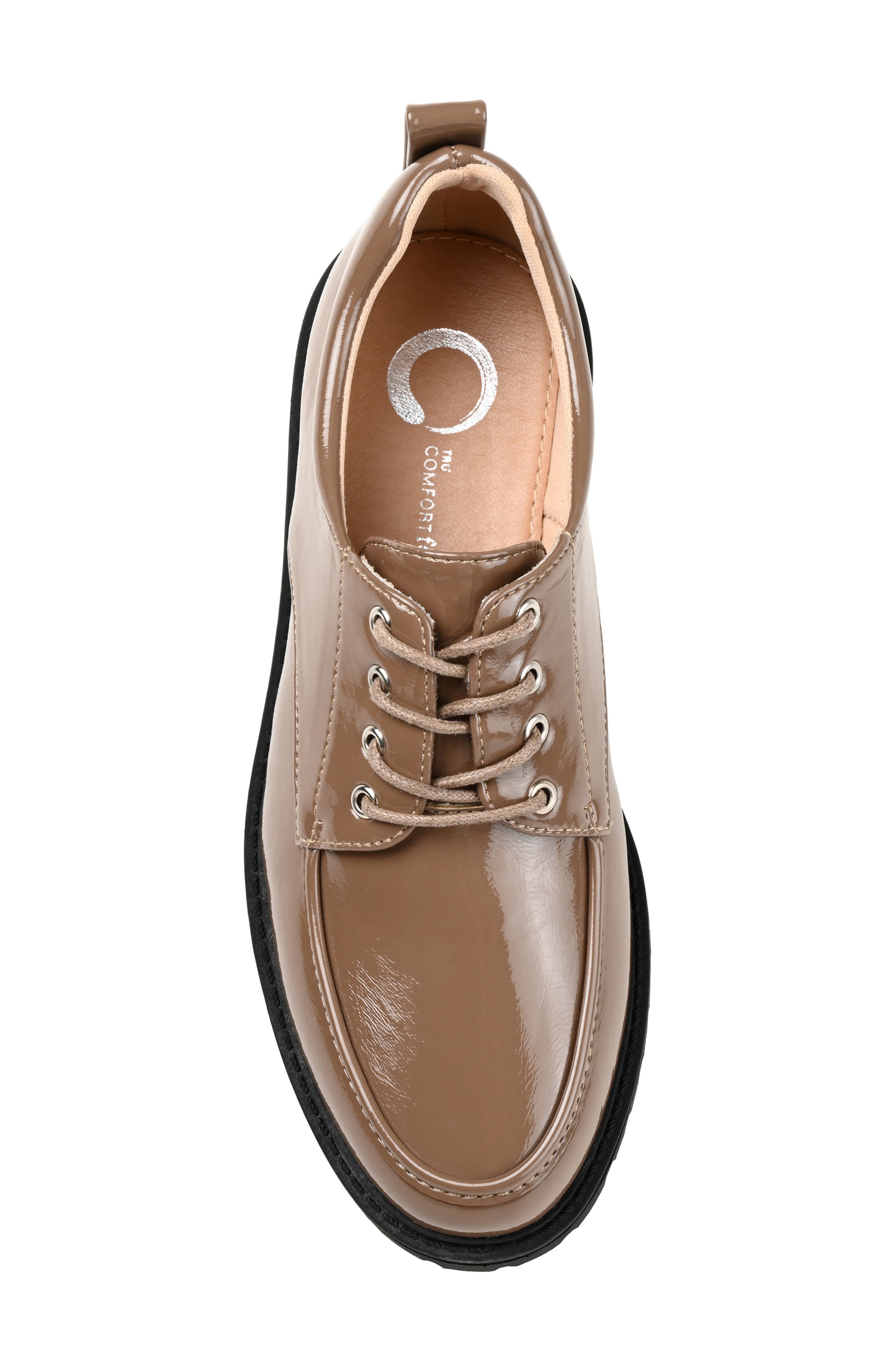 Journee Collection Zina Lug Sole Loafer, Alternate, color, Taupe