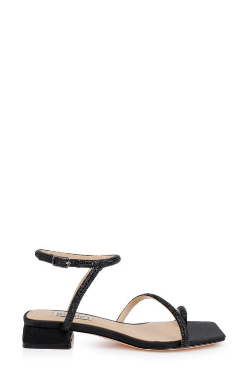 BADGLEY MISCHKA BADGLEY MISCHKA COLLECTION DAKOTAH ANKLE STRAP TOE LOOP SANDAL 