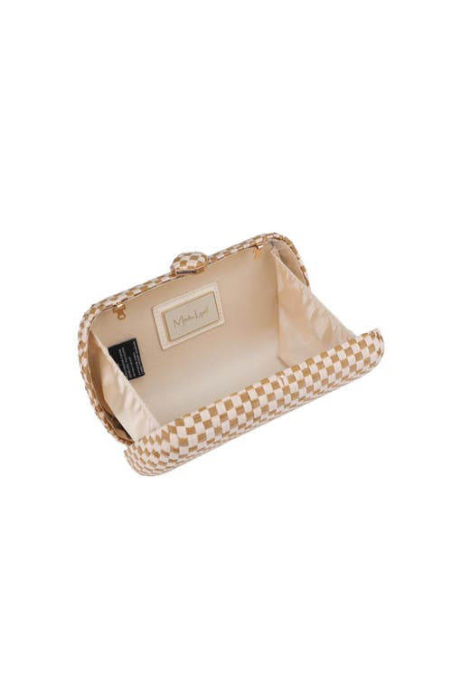 Moda Luxe Roxie Evening Bag In Natural Tan