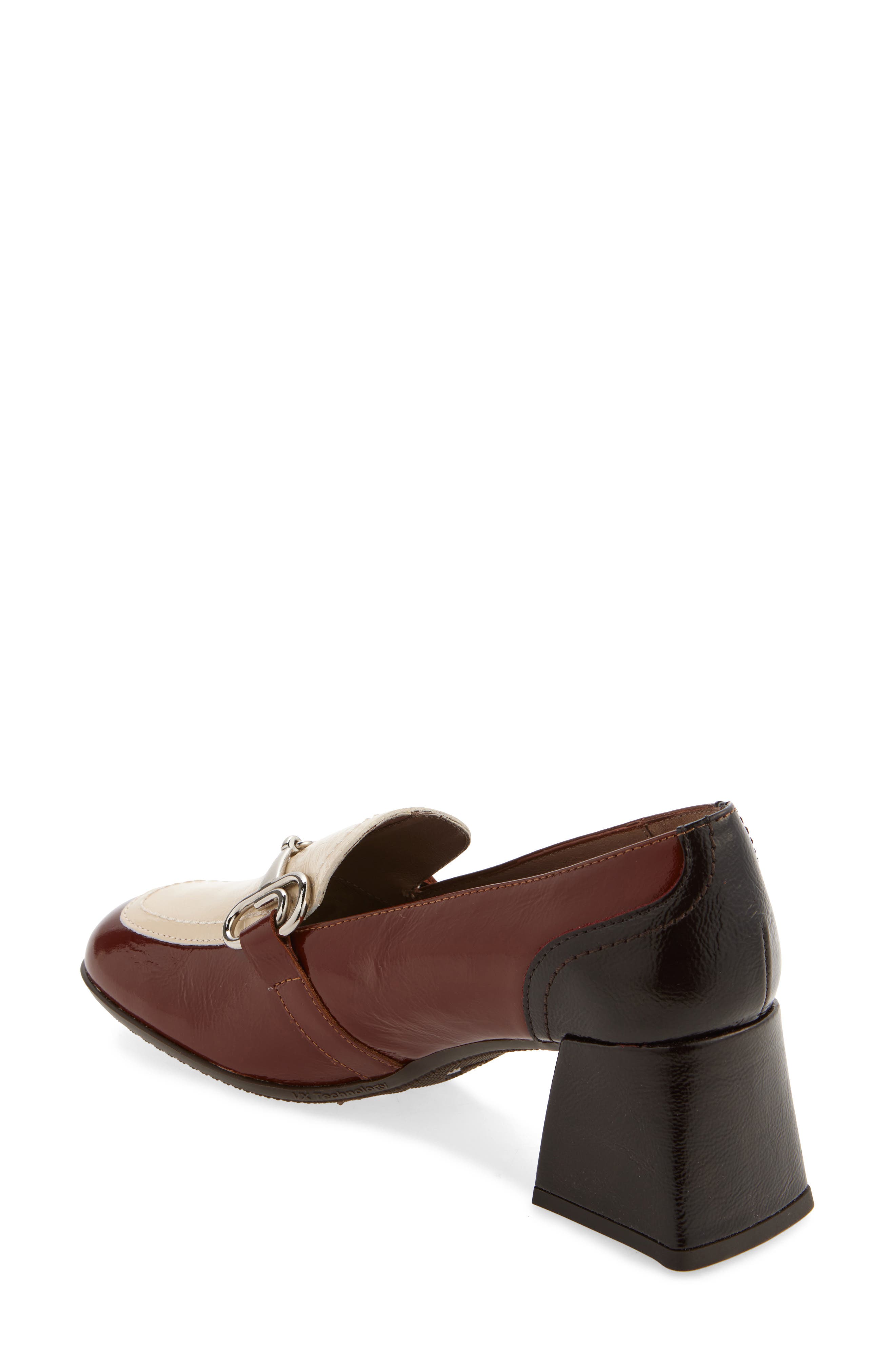 Wonders Moc Toe Bit Loafer Pump, Alternate, color, Brown Cream Combo