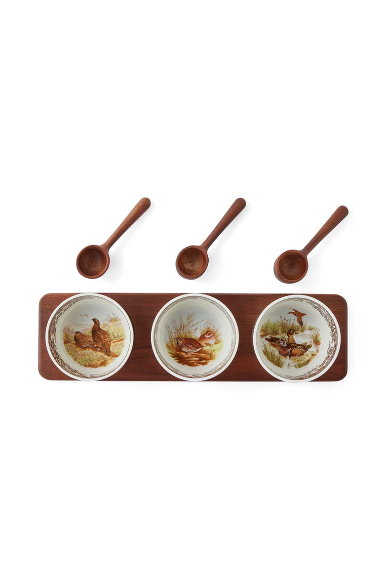 Woodland 7 Piece Condiment Set, Alternate, color, Brown