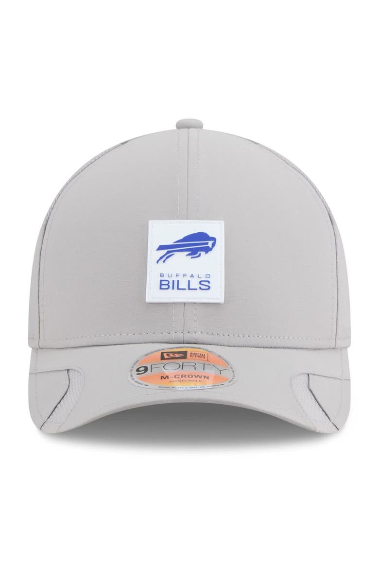 New Era Men's New Era Gray Buffalo Bills 2025 Sideline  M-Crown 9FORTY Adjustable Hat, Alternate, color, Gray