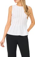 Halogen® Sleeveless Peplum Top
