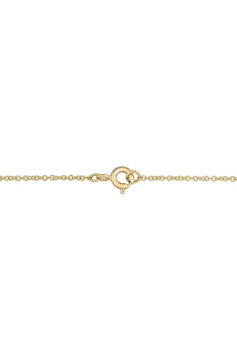 Diamond V-Bar Necklace 14k Yellow Gold, Alternate, color, Yellow Gold