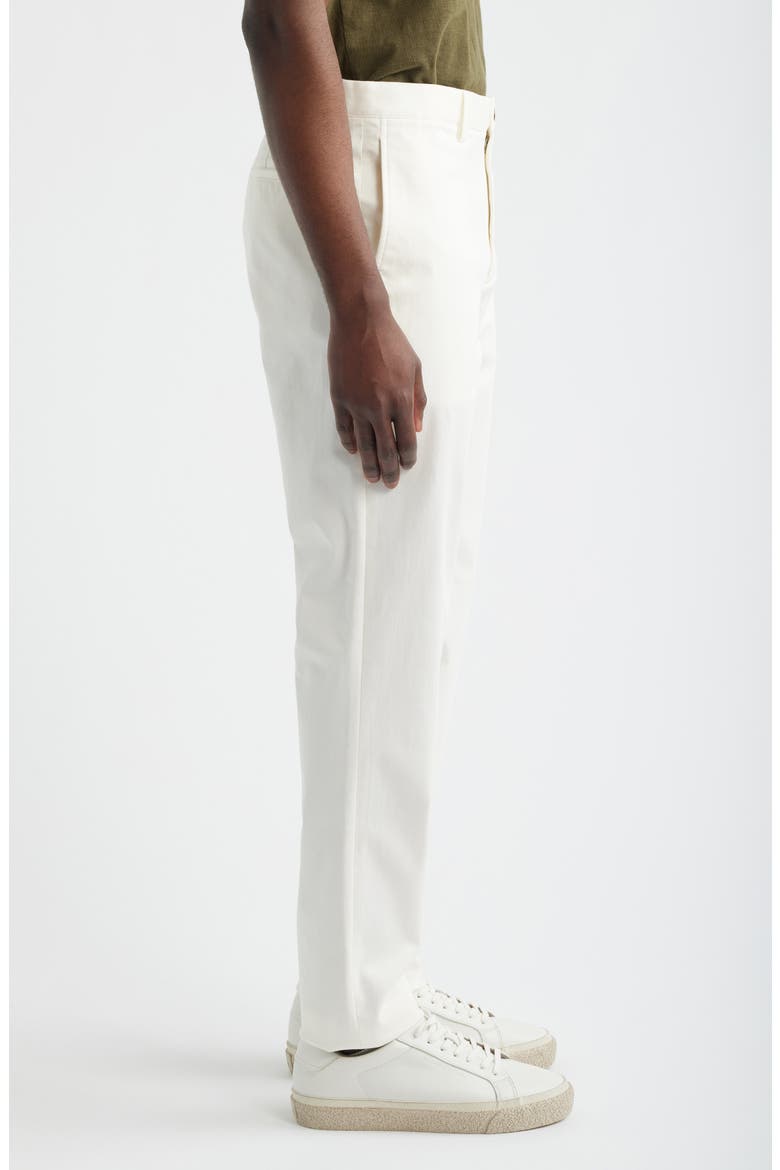 Zaine Slim Chino in Moonsoft Cotton Blend Trousers, Alternate, color, WINTER IVORY