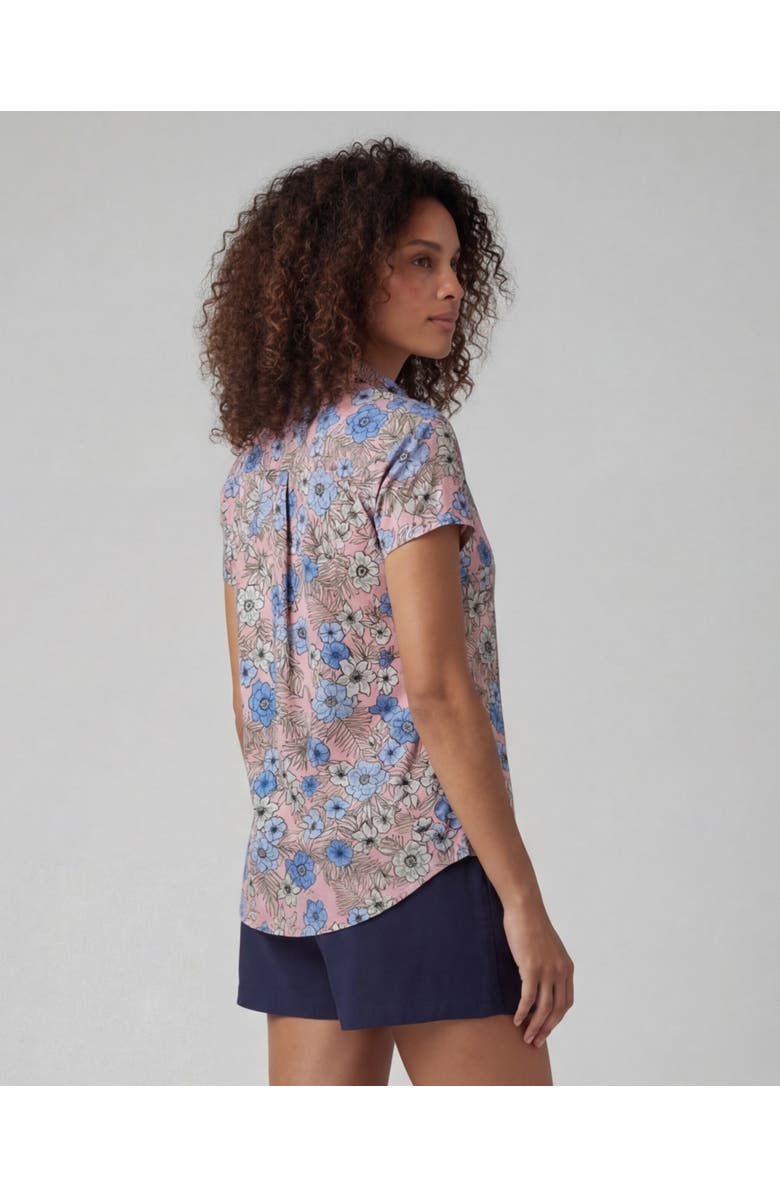 Lords of Harlech Tropical Mix Womens Printed Shirt, Alternate, color, Tropical Mix Coral