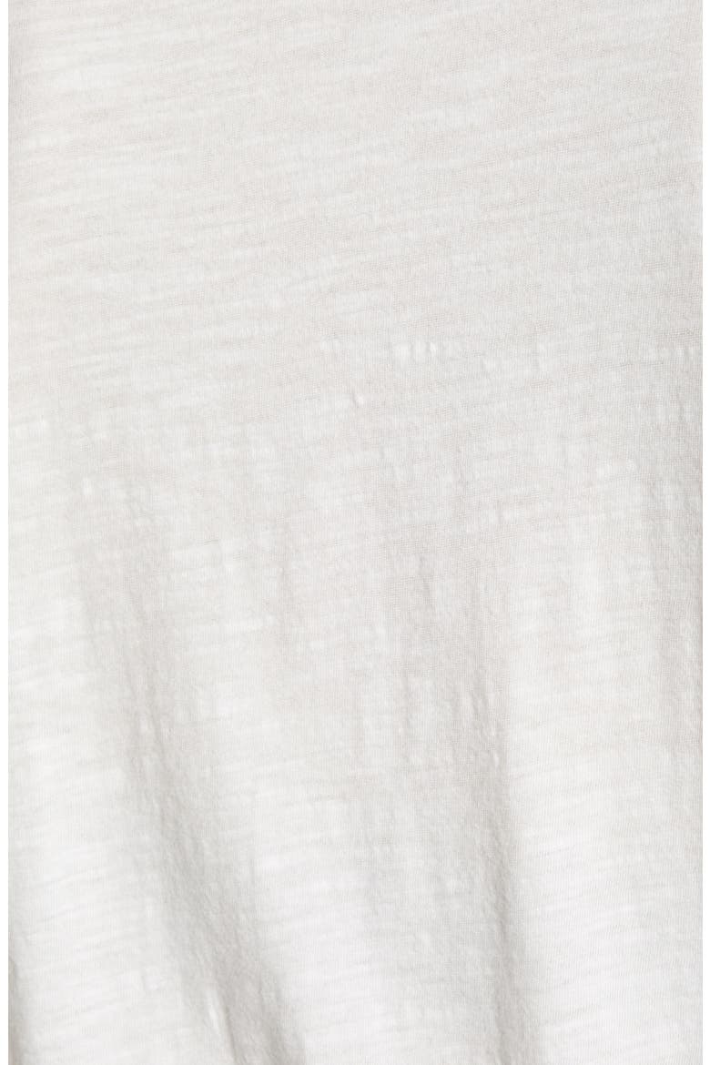 Lace Inset Tie Waist Cotton Blouse, Alternate, color, BRIGHT WHITE