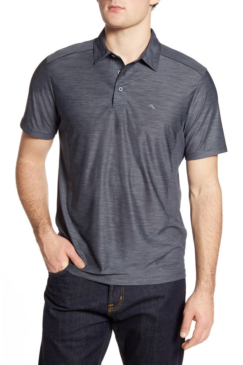 Palm Coast Classic Fit Polo, Main, color, BLACK
