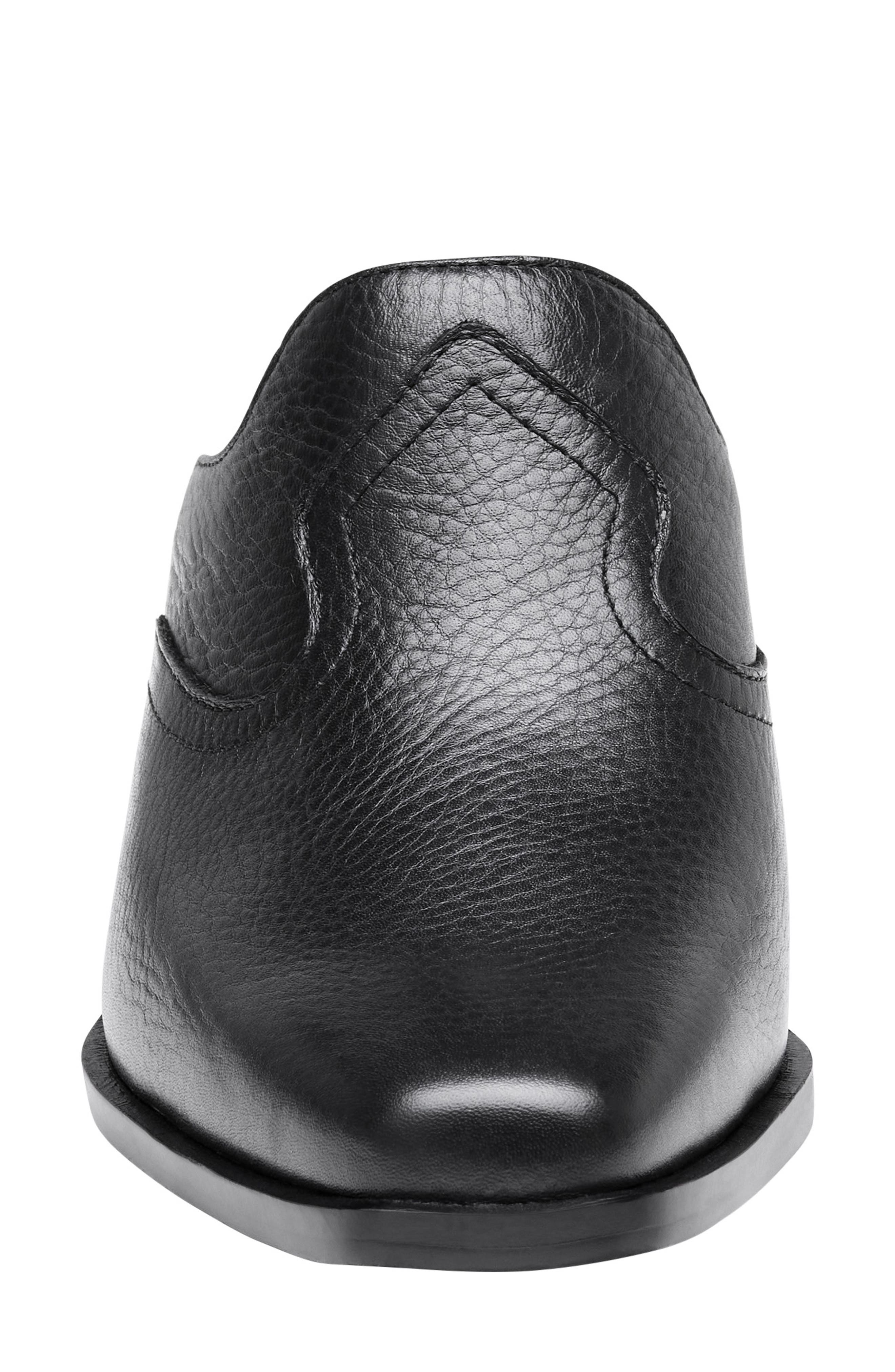 Kalista Leather Mule, Alternate, color, BLACK FULL GRAIN