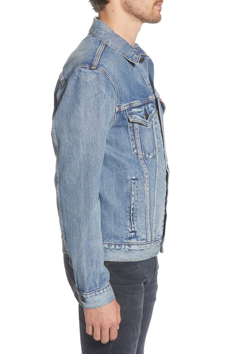 Levi's<sup>®</sup> Vintage Fit Denim Trucker Jacket, Alternate, color,