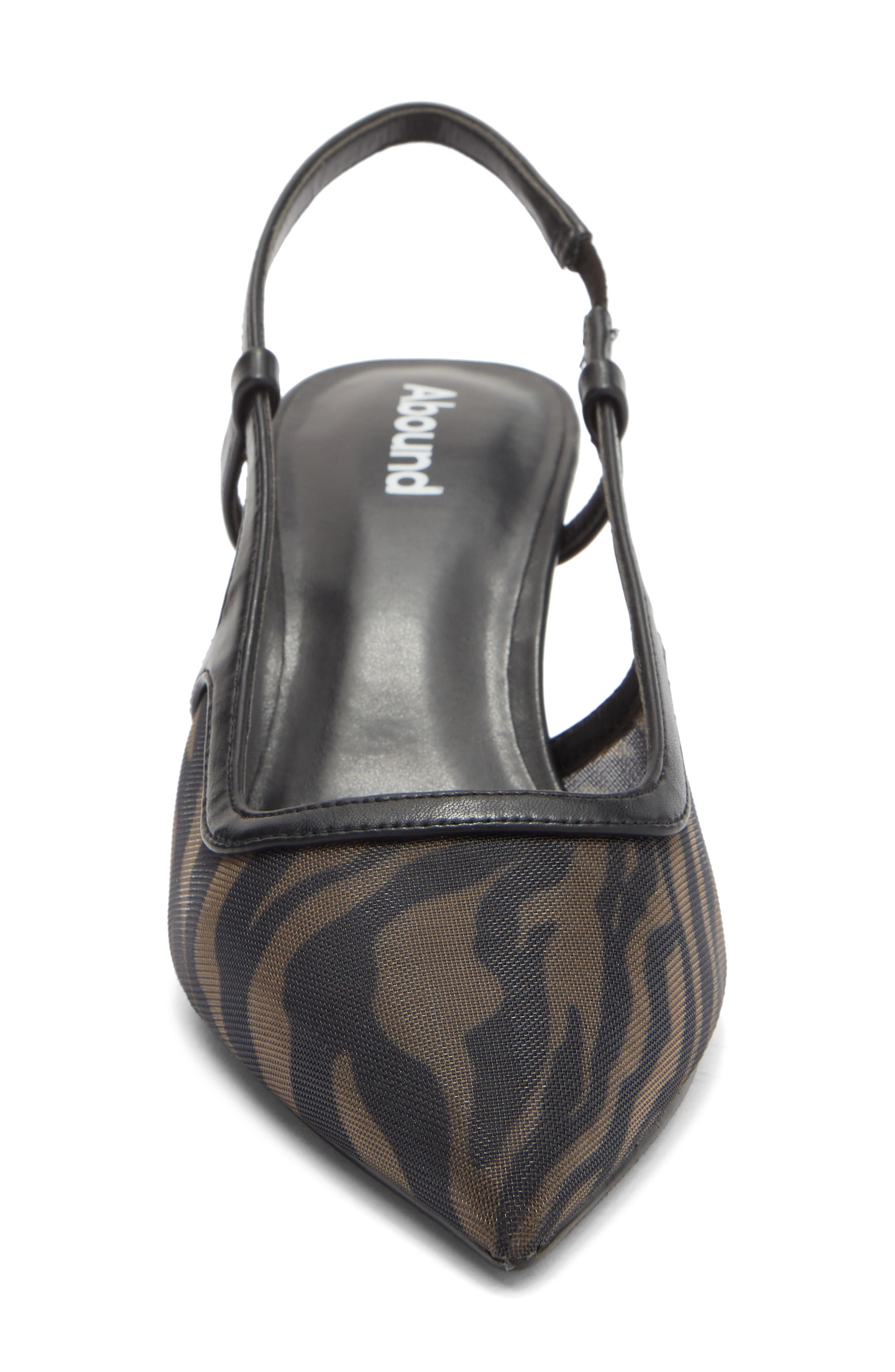 Abound Kippa Pointed Toe Slingback Pump, Alternate, color, 