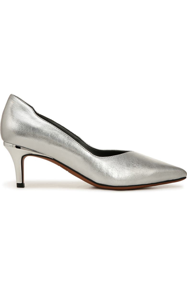 Franco Sarto Aurora Pointed Toe Pump, Alternate, color, Silver