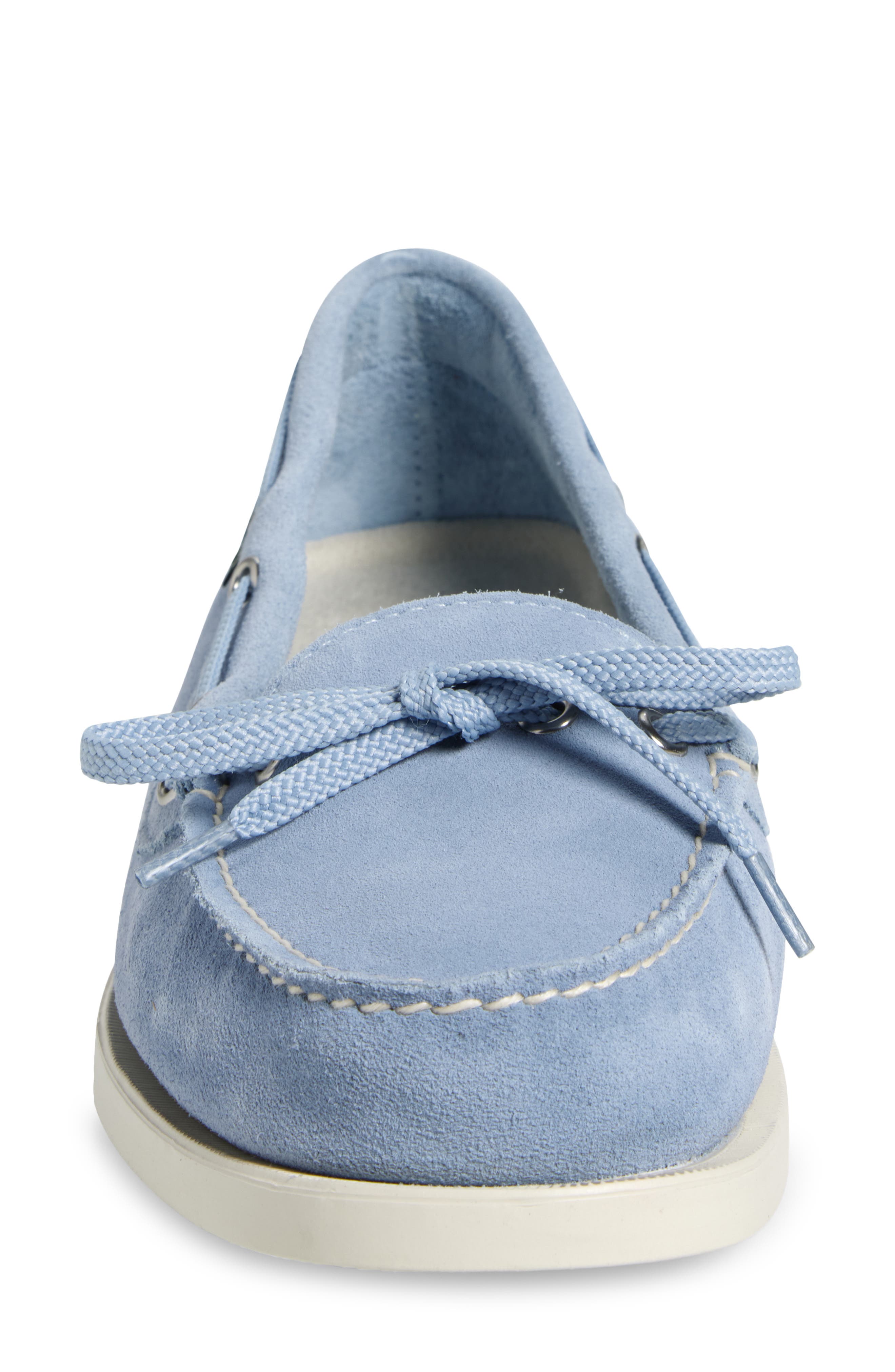 Eastland Yarmouth Boat Shoe, Alternate, color, Sky Blue Suede