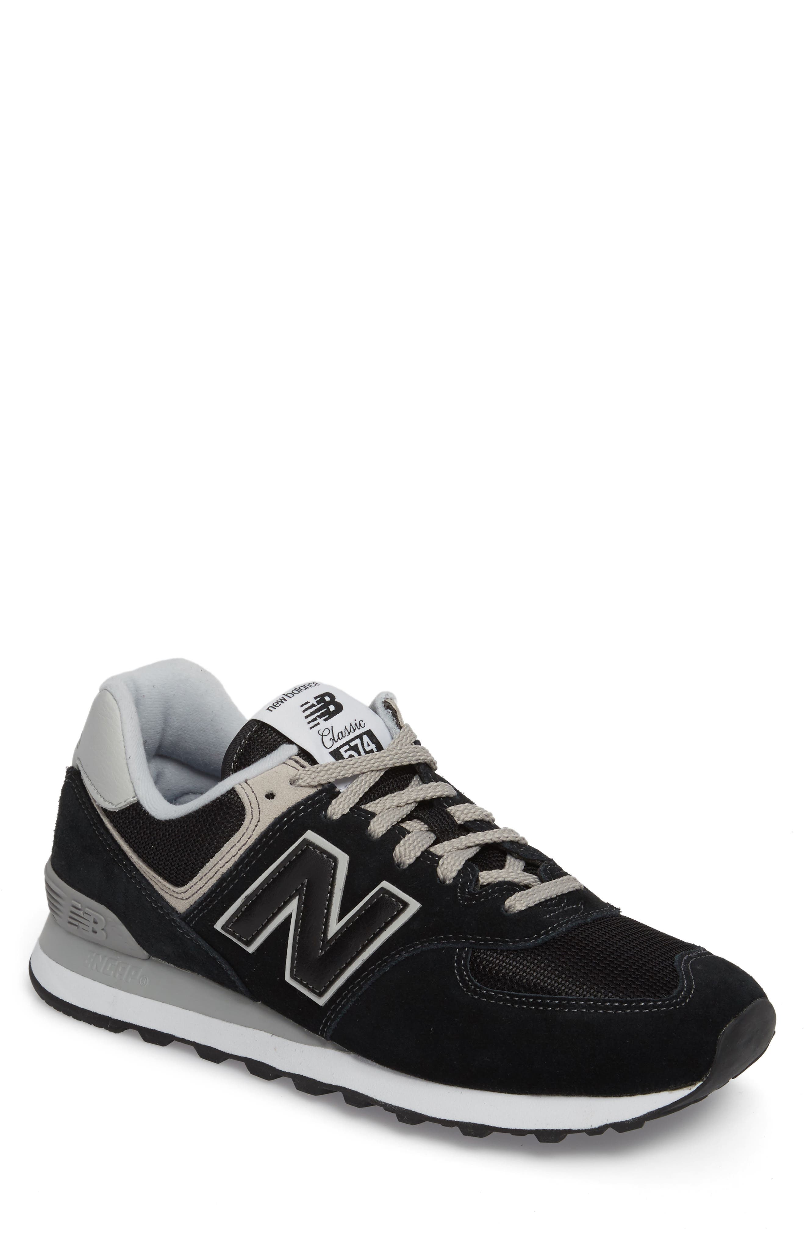 574 Classic Sneaker, Main, color, BLACK