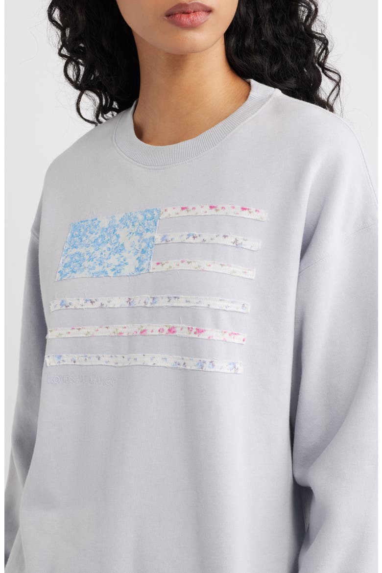 Palo Patch Sweatshirt, Alternate, color, MOONSTONE