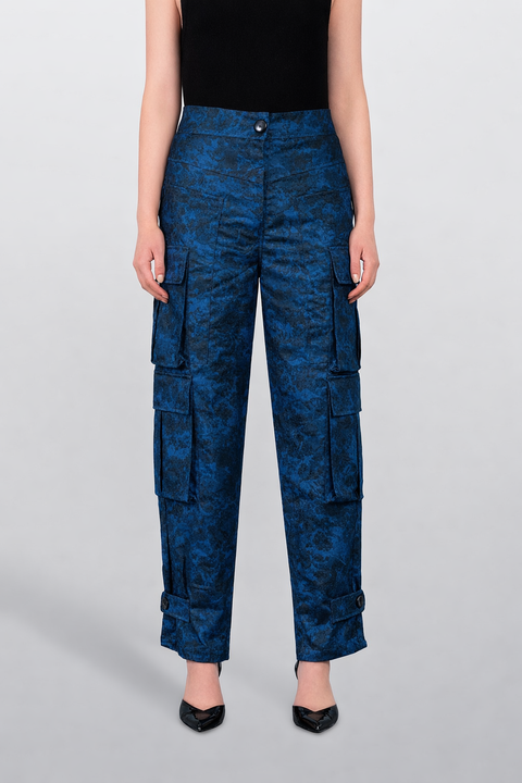 Jacquard Cargo Pants