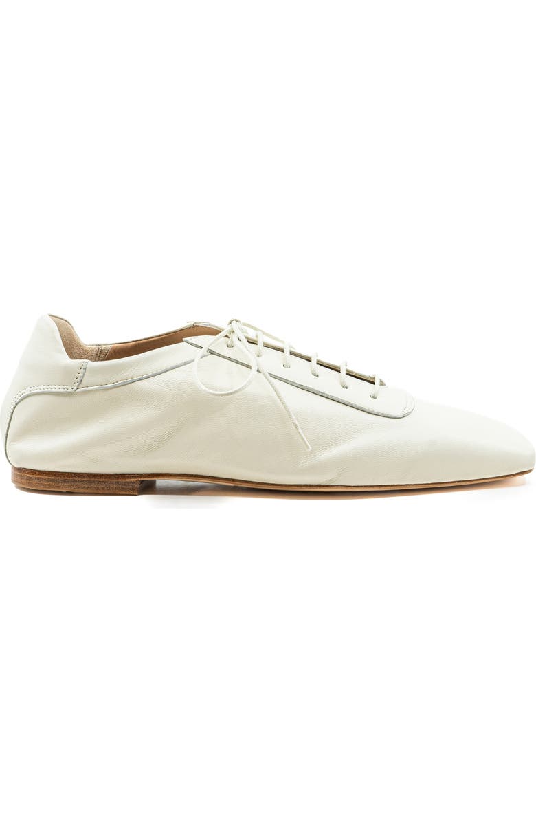 Andrea Gomez Antonia Full Leather Oxford, Main, color, White