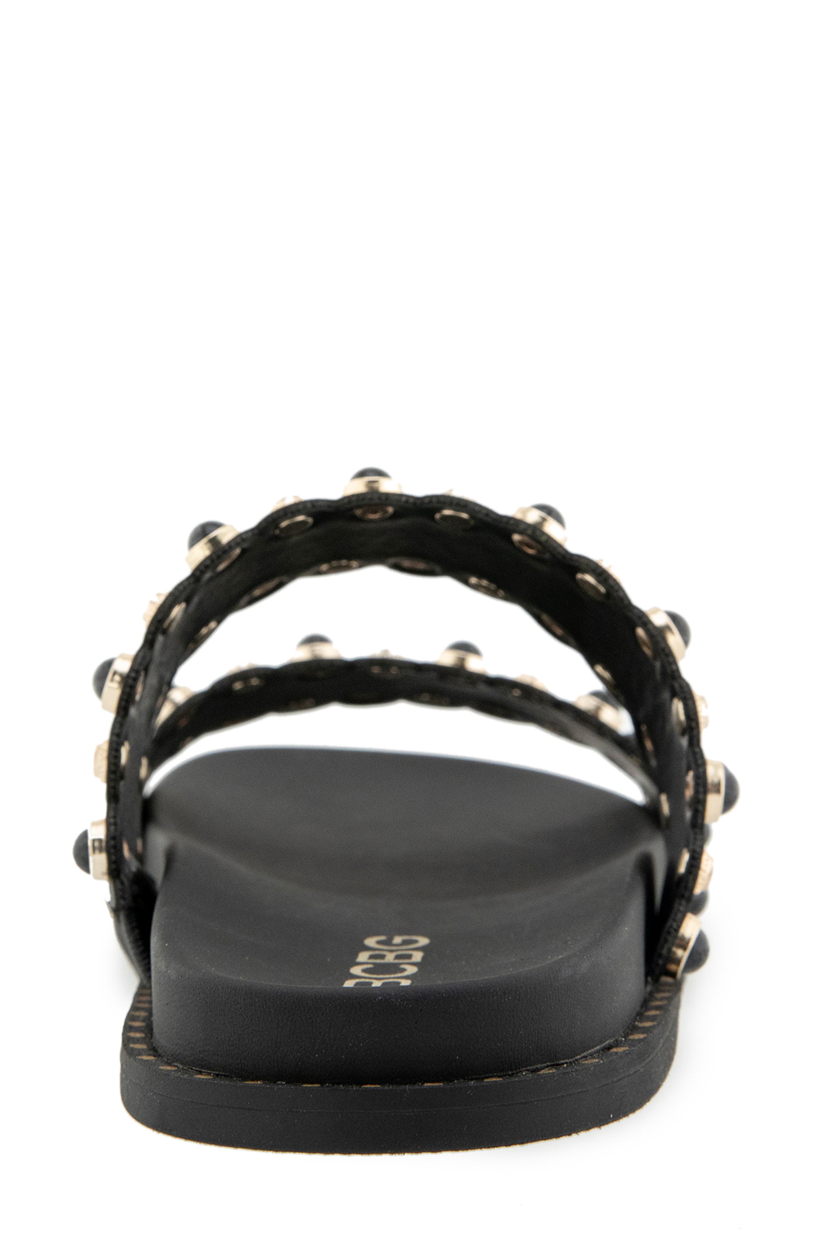 BCBGeneration Taana Slide Sandal, Alternate, color, Black