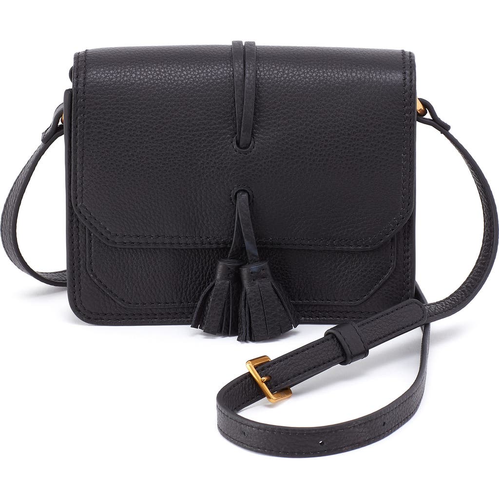 Hobo Small Eden Leather Crossbody Bag In Black