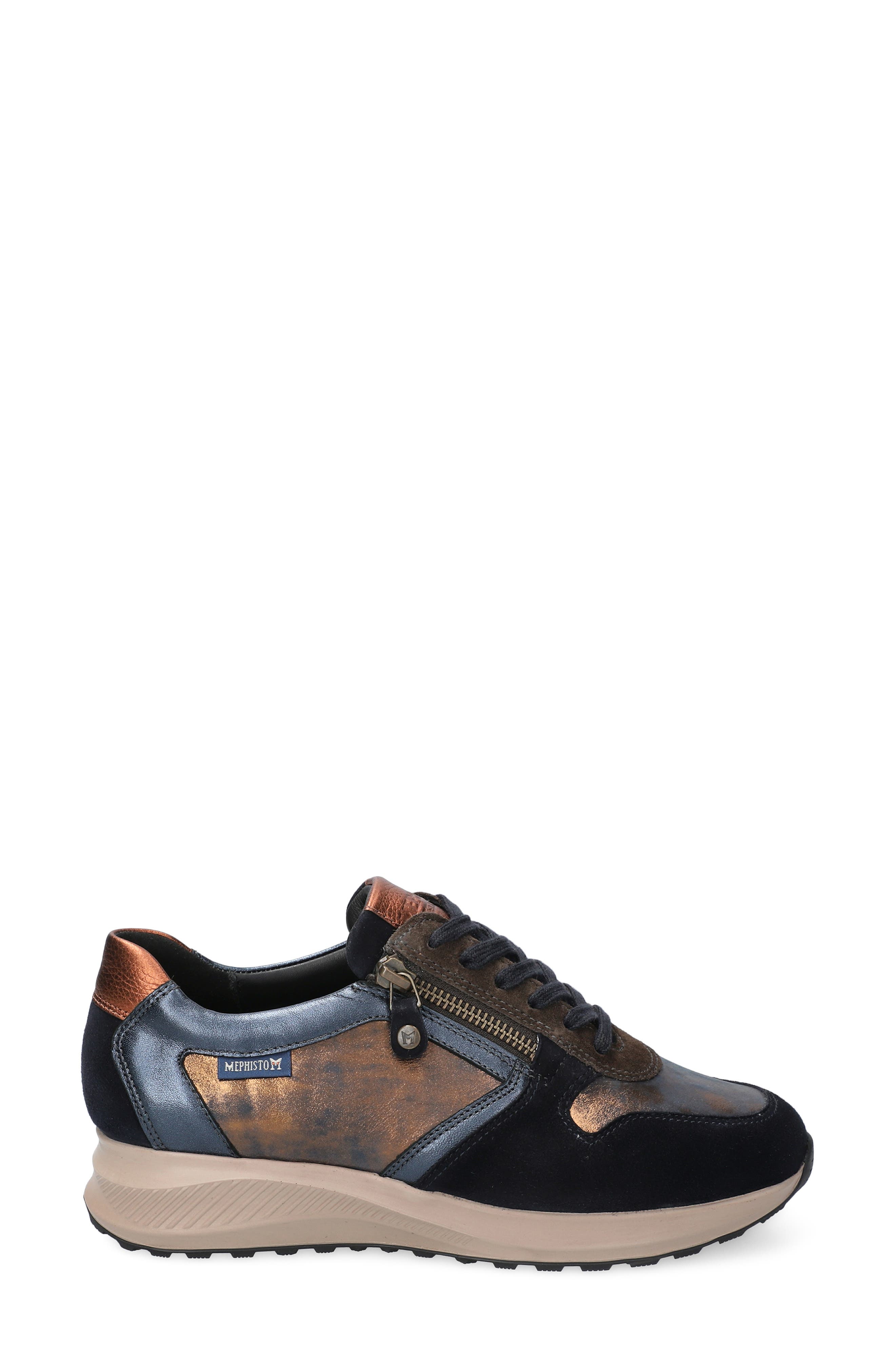 Kim Sneaker, Alternate, color, NAVY