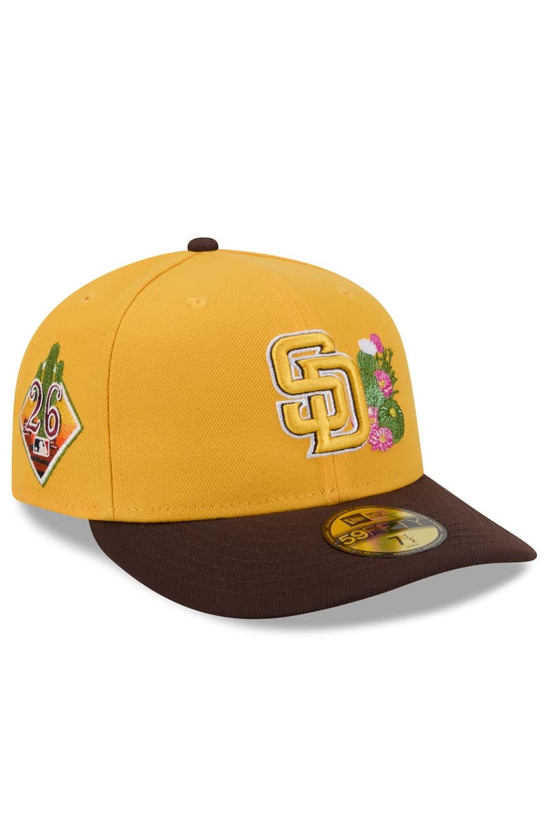 Men's New Era  Gold/Brown San Diego Padres 2026 Spring Training 59FIFTY Fitted Hat, Main, color, Gold